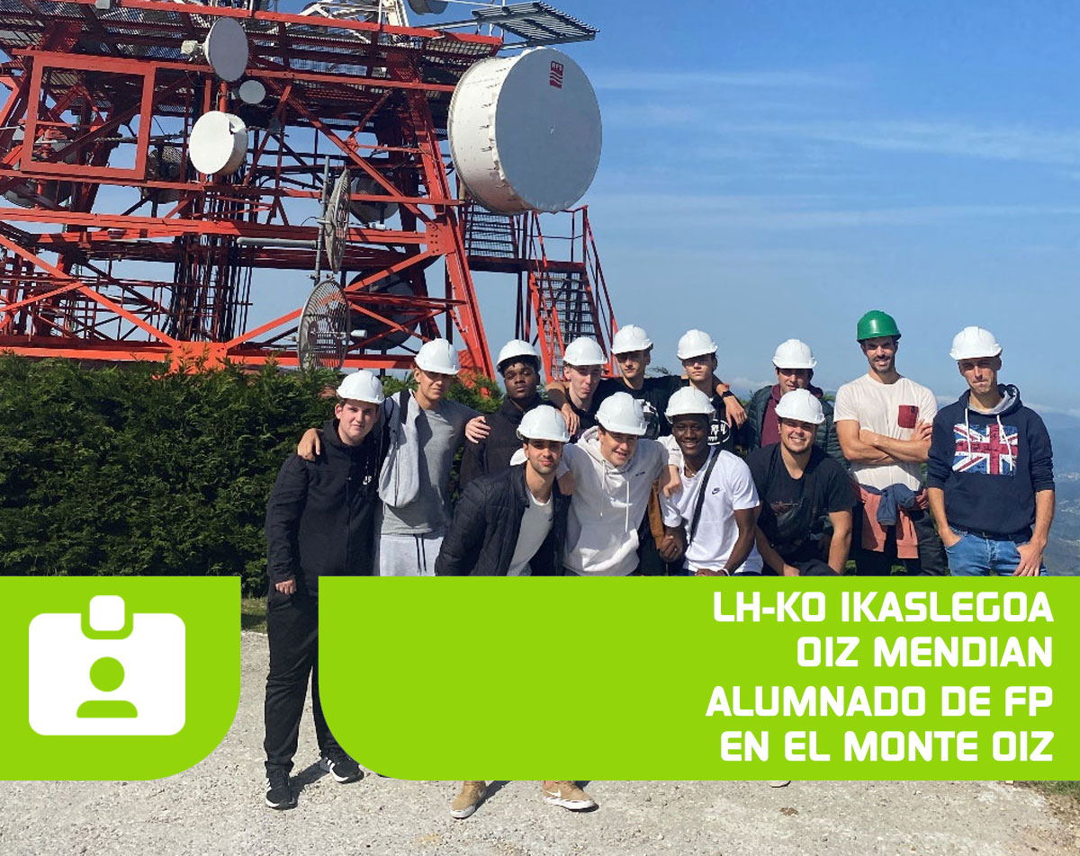 Lanbide Heziketako hiru eskolen bista jaso du Itelazpik - Itelazpi recibe la visita de la Escuela de Ingeniería de Bilbao